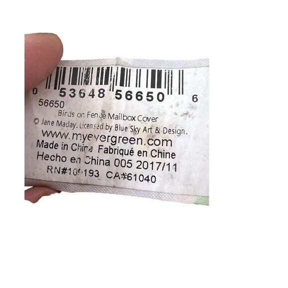 Spring Mailbox Cover Fence Post Birds Spring Magnetic Cardinal Bluebird Flowers - Picture 7 of 7